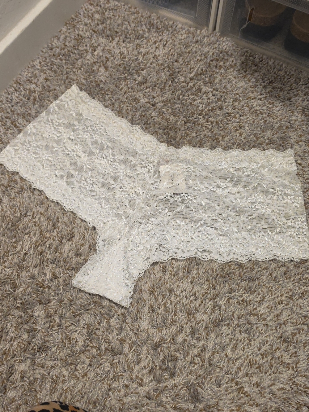 torrid White Lace Boyshort Panty